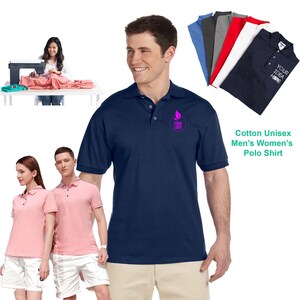 College Sports Uniform with Structured Design, Cotton Polo for Men and Women.