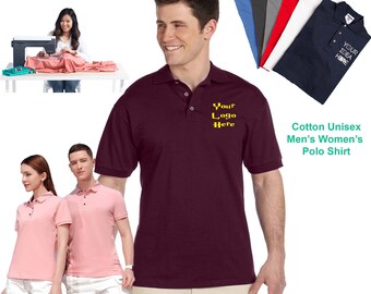 Custom Embroidered Polo Shirts for Wife  Personalized Embroidery Name Text Golf Team Member