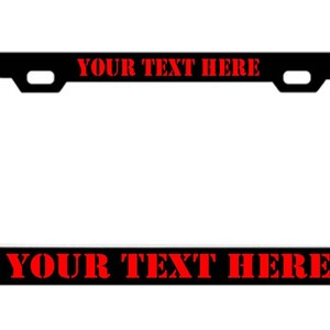 Moldura de placa de carro personalizada, presente para carro filho-meninos carro-filha carro-namorada carro-namorado carro esposa carro-marido carro