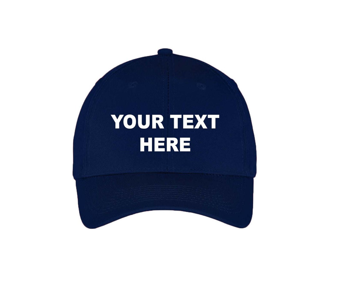 HAT FOR COMPANY Custom Hats Design Your Own Add Your Team Name Etsy