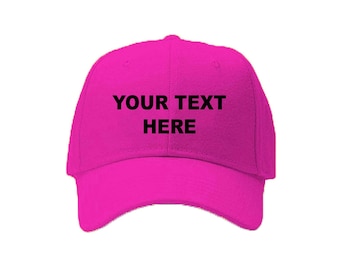 Dad Hats for Men & Women Strap Closure Your Image Your Photo, Logo Any Color Hat Any Threads Color