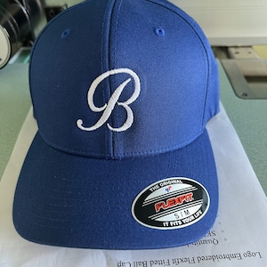 Send Me Your Logo, You choose Any Text Any Color CUSTOM Flexfit Men's Ultrafibre Airmesh Fitted Cap | Stretch Fit Ballcap