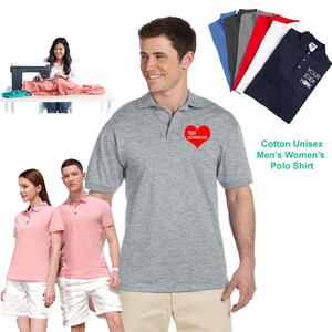 Polo Shirt For Girlfriend Custom Personalized Text Cotton Short Sleeves Professional Golf Shirt Fathers Day Gift