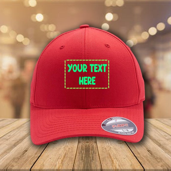 AMERICAN Ultrafibre Hat Hat CUSTOM Etsy Stretchable Flexfit Embroidered - Tactel Mesh Cap Cap