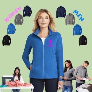 Personalized Fleece Jacket with Any Certification for Nurses