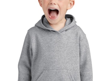 Op maat geborduurde hoodie voor peuters: gepersonaliseerde tekst en artwork