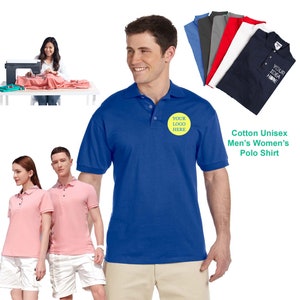 Cotton Polo Shirt Personalized Embroidered Polo Shirt For Boyfriend  Business Casual Uniform Staff Team