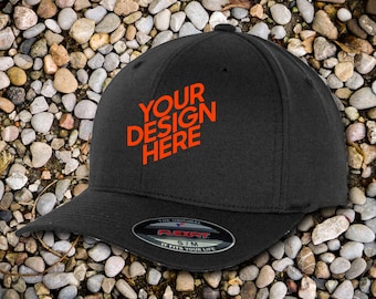 Casquette Flexfit Dirtybird Records - Noire, Broderie Surélevée, Snapback - NEUVE
