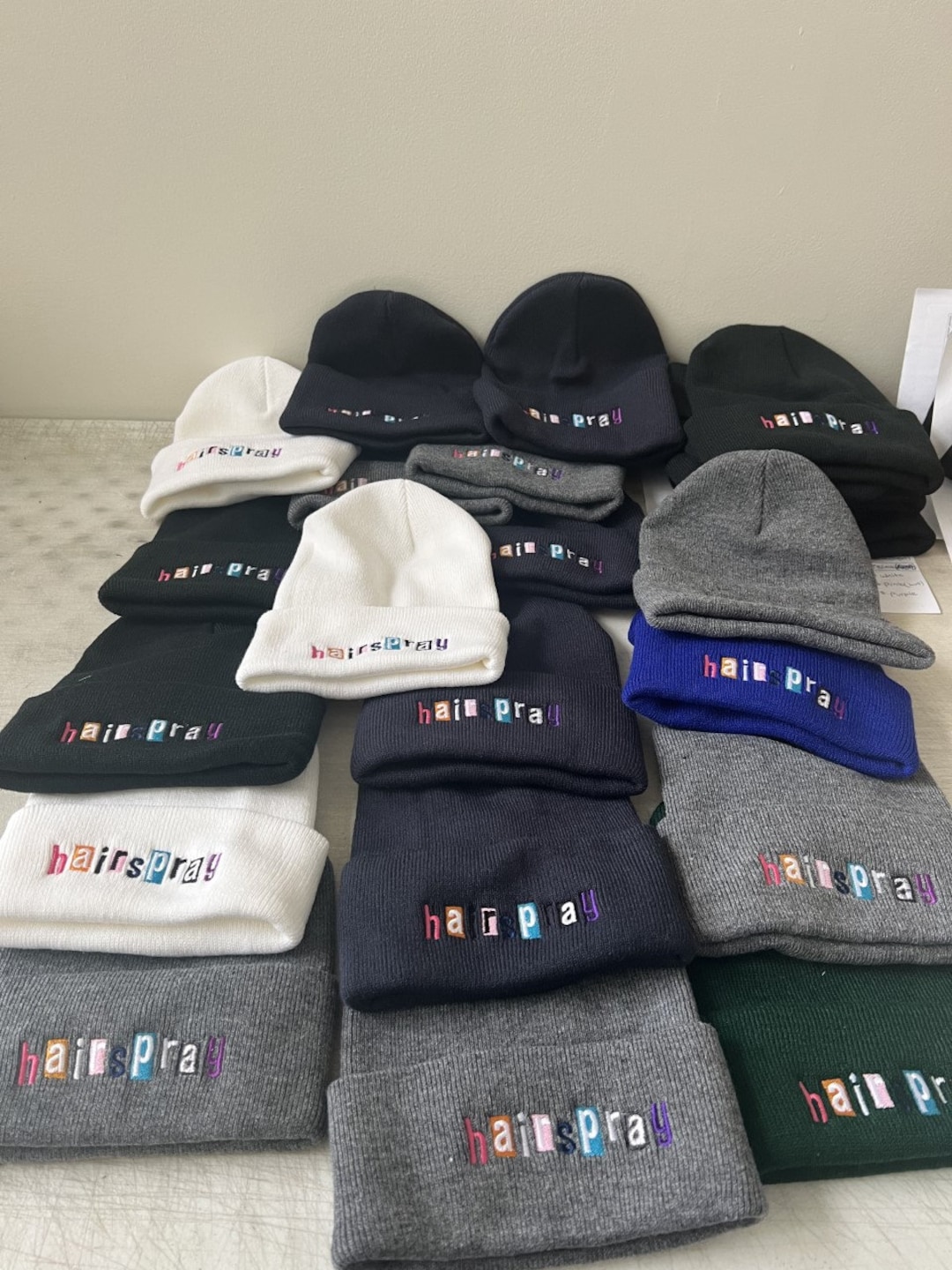 BEANIE HAT UNISEX Customize Beanie Embroidery Design Your Own Beanies