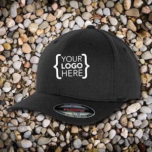 Custom Logo Dad Hats, Company Logo Hat, Flexfit Custom Leather Patch Hats, Personalized Mens Hats