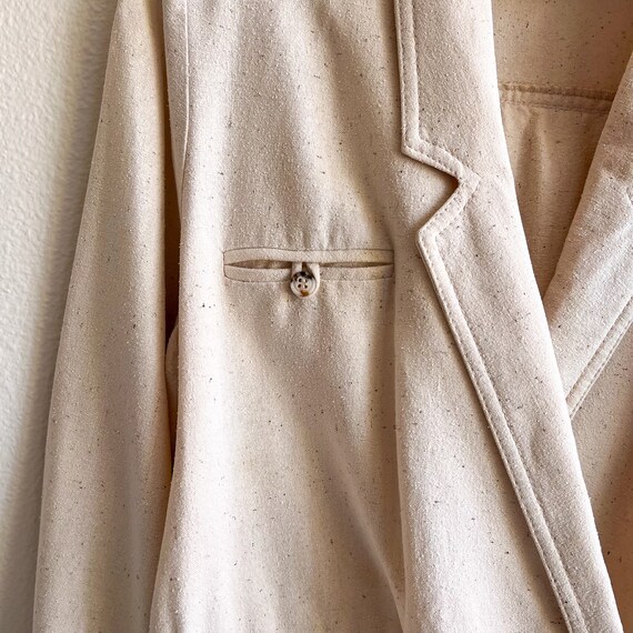 Vintage 1970s Joseph Magnin Long Sleeve Wrap Dres… - image 5