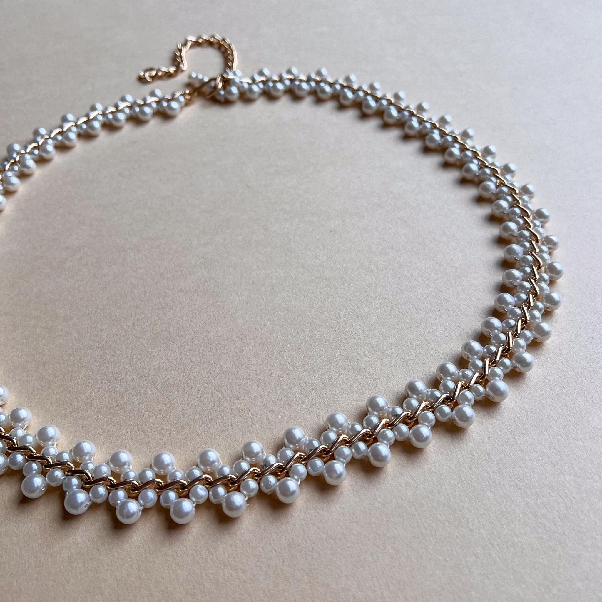 Stunning Vintage 1980s Faux Pearls Belt (M/L) - Etsy display picture 1