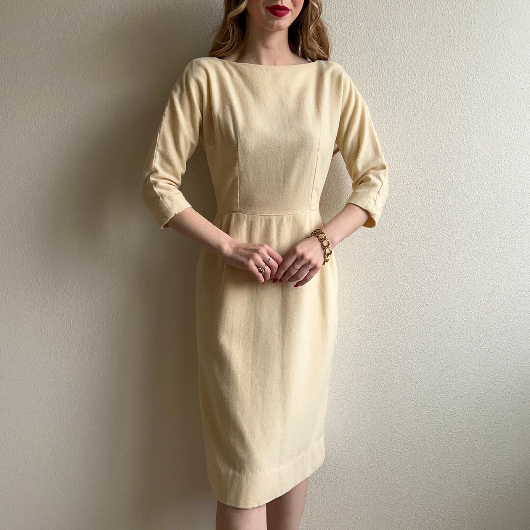 Vintage 60's Mandarin sheath dress XS