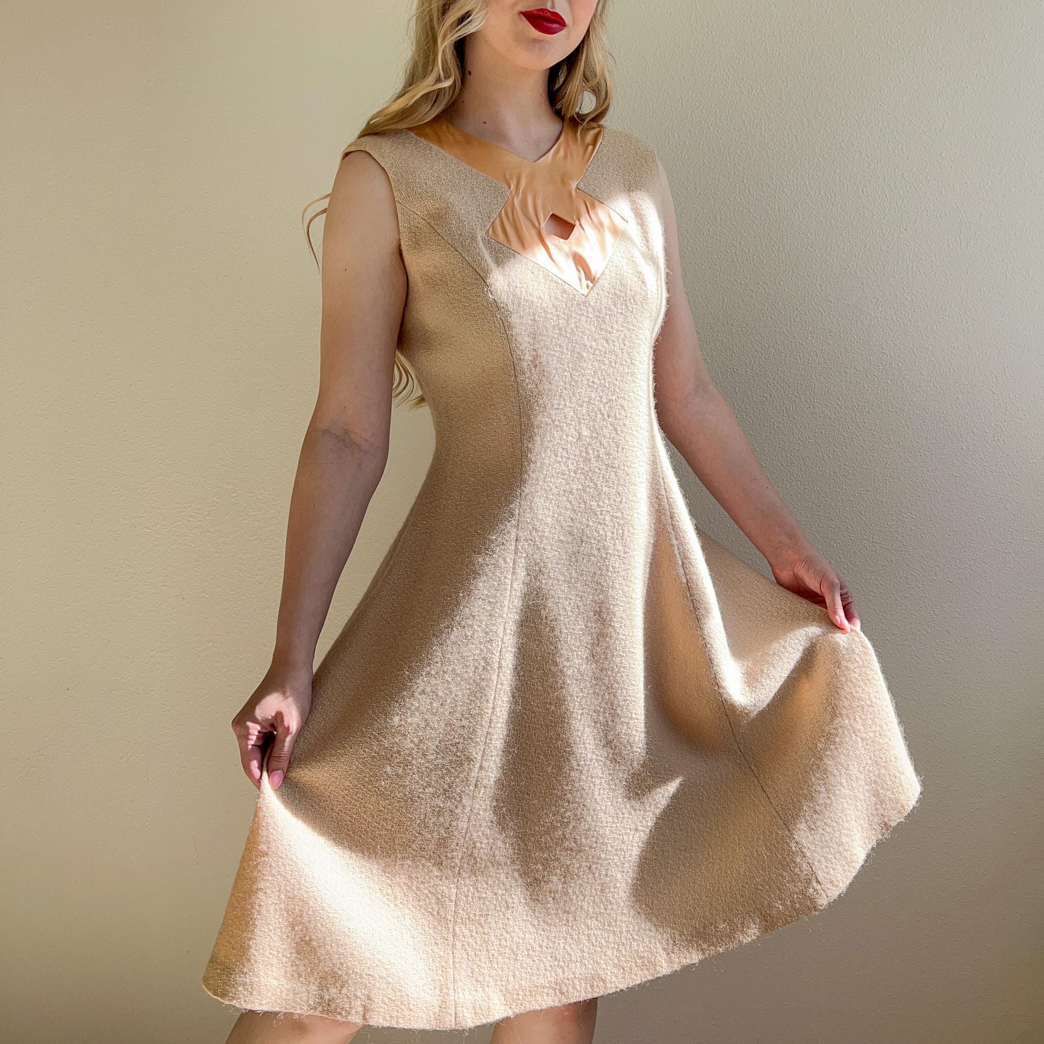 Cream Holiday Dress - Etsy