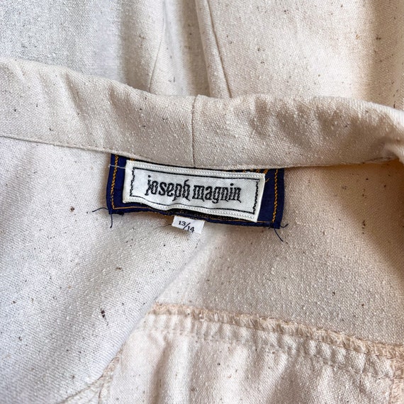 Vintage 1970s Joseph Magnin Long Sleeve Wrap Dres… - image 10
