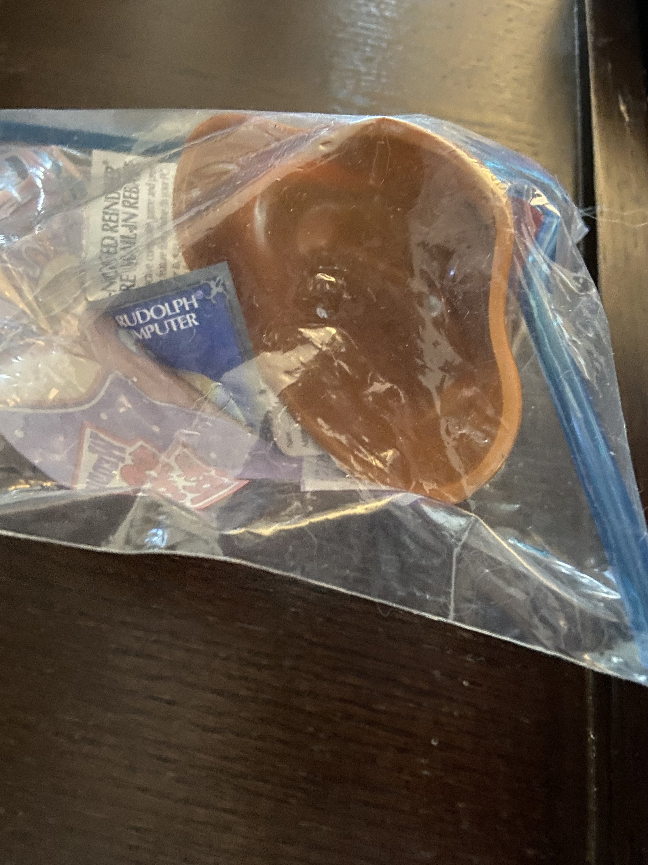 Wendy's Rudolph the Red Nosed Reindeer the Movie Kids Meal Face Mask ...