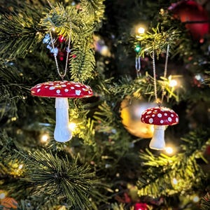 Mushroom Ornament Set