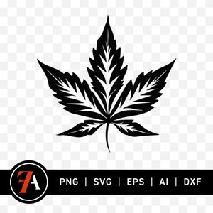 May include: Black and white silhouette of a maple leaf with detailed veins.
