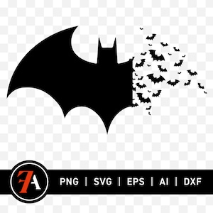 Nietoperz SVG Gotycki Halloween Svg Nietoperz Sylwetka Nawiedzony Dom Dekoracja Svg Nietoperz Upiorny DIY