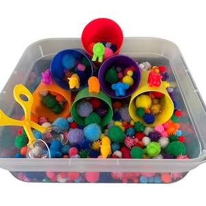 All Things Color Sensory Bin