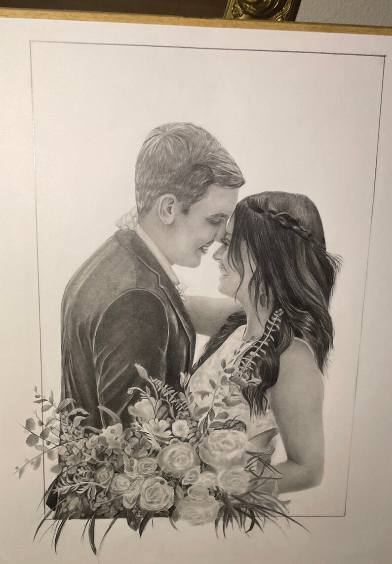 Shops Wedding Drawing Portrait Custom