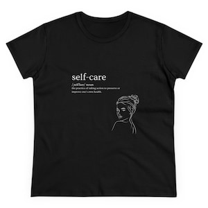 Camiseta de algodón de peso medio para mujer