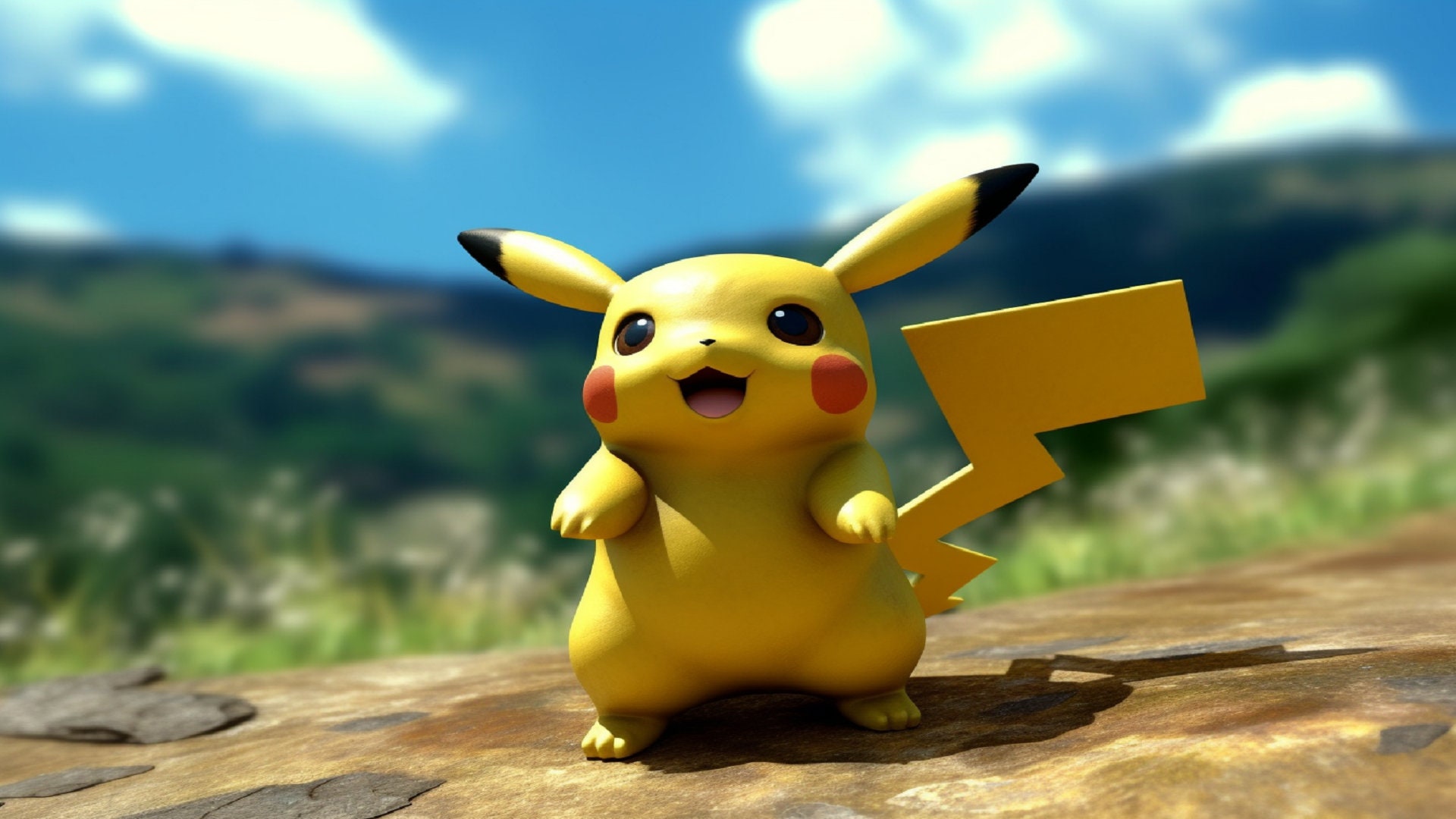 Premium AI Image  Anime Pikachu Pokemon wallpaper