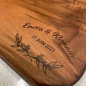 Custom Charcuterie Board, Personalized Cheese Board, Engagement Gift, Wedding, Bridal Shower Present, Couples Gift, Housewarming Gift