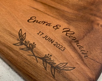 Custom Charcuterie Board, Personalized Cheese Board, Engagement Gift, Wedding, Bridal Shower Present, Couples Gift, Housewarming Gift