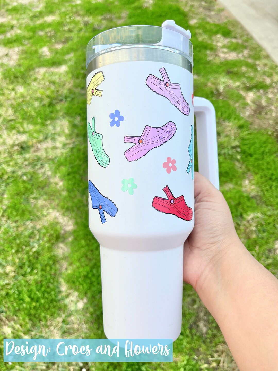 Stanley Cup Stickers Stanley Cup Wrap Crocs Stanley Cup Etsy