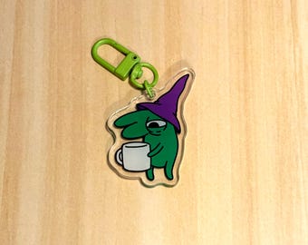 Smiling Friends Hungover Glep Acrylic Keychain