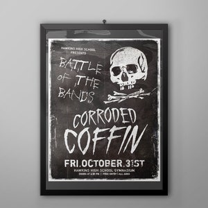 Corroded Coffin Battle of the Bands 11x14&quot; Poster