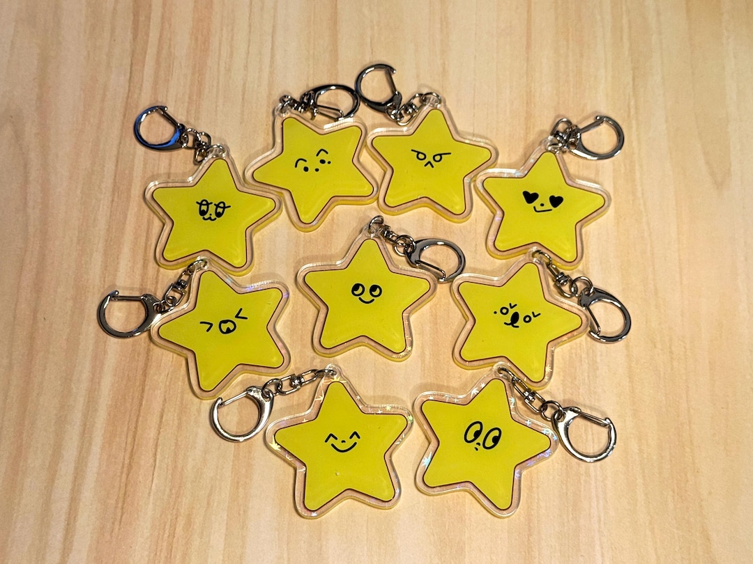 nct127 starfish ヒトデ　キーホルダー　マーク NCT 127 Acrylic Starfish Keychains - Etsy
