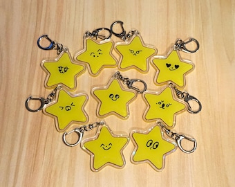 NCT 127 Acrylic Starfish Keychains