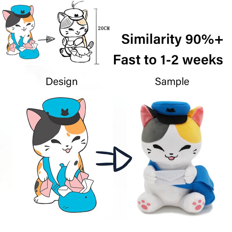 10 Custom Plush Toy Personalised Stuffed Animals Custom Plush Maker Etsy