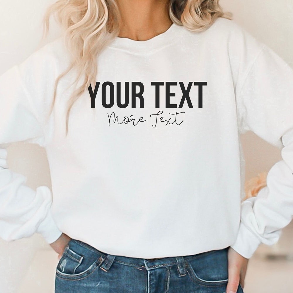 Custom Sweatshirt, Custom Sweatshirt Women, Customized Sweat Shirt, Personalized Gifts For Her, Personalized Shirts, Sweatshirts For Women