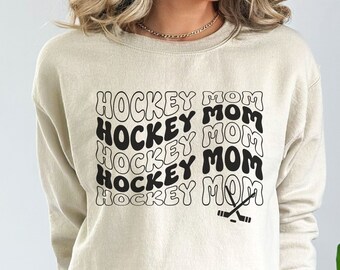 Hockey Mom Sweatshirt, Hockey Mom Crewneck, Game Day Sweatshirt, Hockey Mama Sweatshirt, Hockey Mom Gifts, Hockey Mom Shirt, Hockey Crewneck