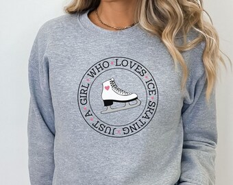 Ice Skating Sweatshirt, Figure Skating Sweatshirt, Figure Skating Gifts, Ice Skating Gifts, Figure Skater Sweatshirt, Ice Skating Sweatshirt