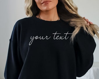 Custom Sweatshirt, Custom Gifts for Mom, Customized Sweat Shirt, Sweatshirts for Women, Personalized Sweatshirts, Custom Womens Sweatshirt
