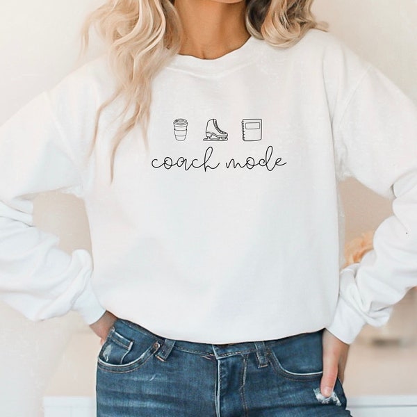 Ice Skating Sweatshirt, Ice Skating Coach Gift, Coach Shirt, Coach Shirt for Women, Figure Skating Sweatshirt, Ice Skating Shirt, Ice Skater