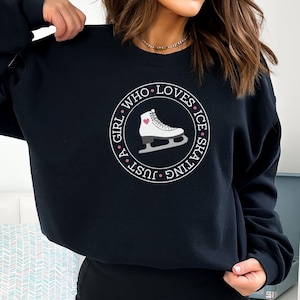 Ice Skating Sweatshirt, Figure Skating Sweatshirt, Figure Skating Gifts, Ice Skating Gifts, Figure Skater Sweatshirt, Ice Skating Sweatshirt