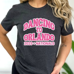 Custom Dance Competition Shirt Dance Nationals Tshirt Custom Dance Team Shirt Dance Nationals Gift Dance Gift Dancer Custom Dance Shirt