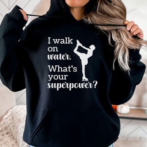 Funny Ice Skating Hoodie for Women Figure Skating Hoodie Funny Figure Skating Gift for Ice Skater Hoodie for Girls Ice Skating Sweatshirt