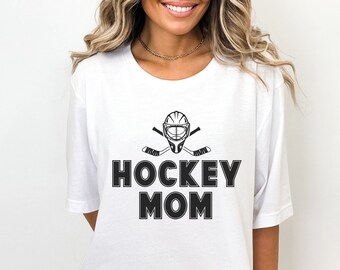Hockey Mom Shirt Hockey Mama Tee Hockey Mom Tshirt Hockey Mom Gift for Mom Womens Hockey Shirt Hockey Shirt for Mom Girls Hockey Shirt