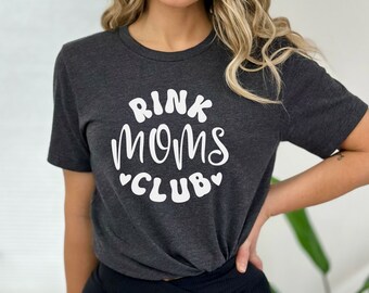 Hockey Mom Club Shirt Gift for Hockey Mom Shirt for Women Hockey Tshirt for Mom Hockey Gift for Mom Club T-shirt for Sport Mom Skating Shirt