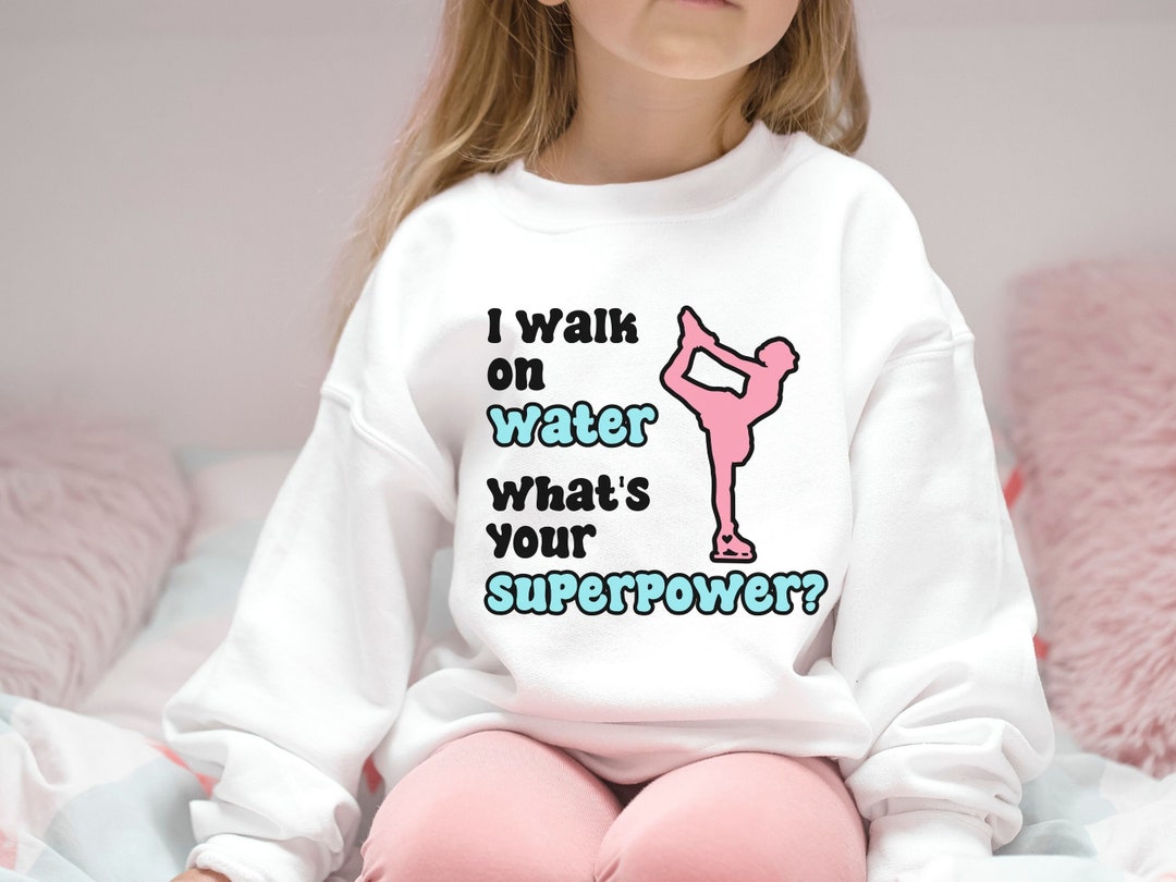 Girl Ice Skating Sweatshirt Figure Skater Sweatshirt Ice Skating Gift