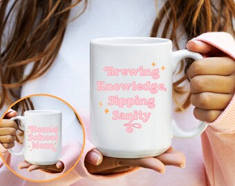 Homeschool Mom Mug Homeschool Mug Homeschool Teacher Gift Homeschool Mom Gift for Mom Homeschool Mama Coffee Mug Back to School Gift 15 oz