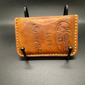 Cartera para tarjetas de tres bolsillos JC Higgins con firma Jake Early