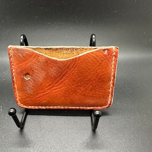 Cartera para tarjetas con dos bolsillos y guante de béisbol simple