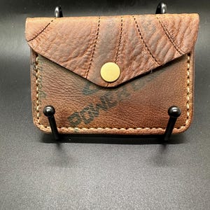 Upcycled Rawlings Baseball Glove Wallet: Handmade Leather Card Holder